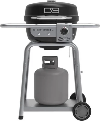 CHARBROIL Bistro Pro Gas Grill For Small Spaces And Patios 240 sq in Black 25302 - Image 1 of 4