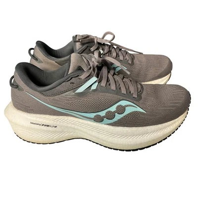 Zapatos para correr Saucony Triumph 20 para mujer gris azul claro PWRRUN+ talla 8,5 Foto 1 de 4