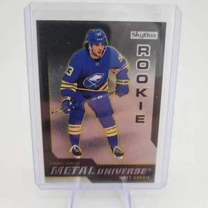 2023-24 SkyBox Metal Universe Retro Rookie Matt Savoie #R-42 - Bild 1 von 2