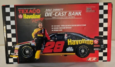 1995 Collectors Havoline #28 Dale Jarrett Die cast Bank Never Taken out of Box! - Image 1 of 4