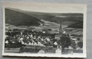Lüdge in Westphalia, panorama-black photo postcard- - Picture 1 of 2