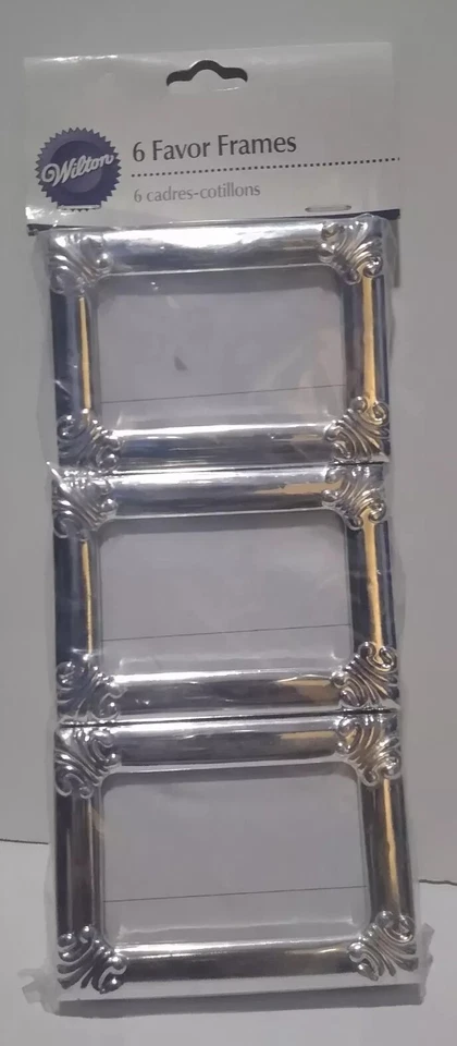 Pacote com 6 molduras para ocasiões especiais! Ou todas as ocasiões (marca Wilton) - Imagem 1 de 4