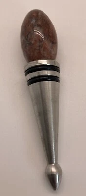 Tapón de botella piedra natural pulida hermoso colorear Foto 1 de 4