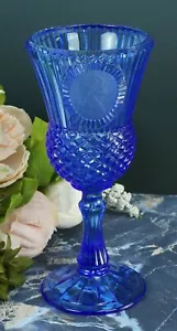 AVON Calice Blu Vintage Blu Cobalto George Washington Decorazione Casa - Foto 1 di 6