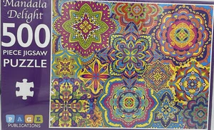 Page Publications Collection Mandala Puzzle Games Jigsaw Puzzles Adult Kids 500 - Picture 1 of 2