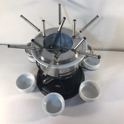 Trudeau Stainless Steel Fondeau Complete Serving Set - Image 1 of 4