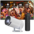 Mini Portable Projector 4K 1080P UHD Home Theater 10000 Lumen LED WiFi Bluetooth