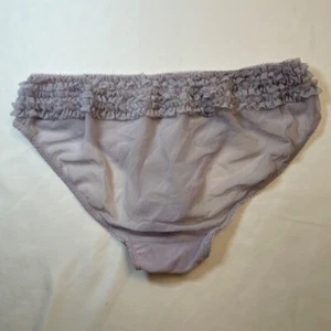 Bragas Victoria's Secret M De Colección Púrpura Volantes Butt Malla Transparente Y2K 2202 Raras - Imagen 1 de 4