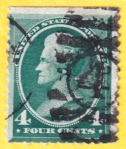 jis36 US STAMP SC# 211 4c 1883 USED 673 - Picture 1 of 2