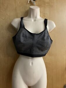wacoal sports bra size 40DDD/855229 gray black great condition 