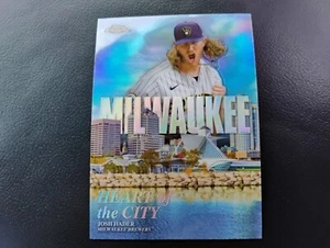 Josh Hader 2022 Topps Chrome Heart Of The City Insert Refractor Card #HOC-8 - Picture 1 of 2