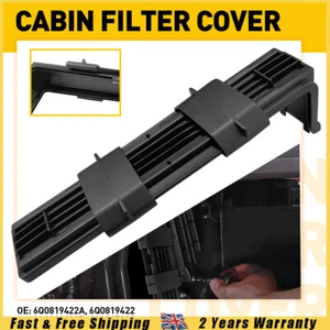 For Seat Ibiza VW Polo Audi Skoda Fabia Pollen and Cabin Filter Cover 6Q0819422A - Picture 1 of 10
