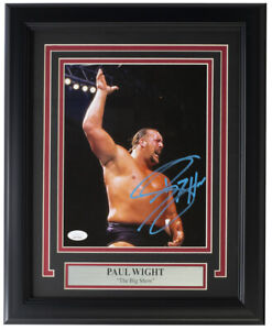 The Big Show Paul Wight Signed Framed 8x10 WWE Photo JSA WIT770974