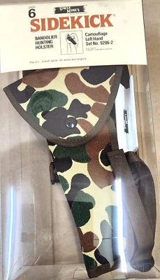 Colt Woodsman Huntsmn LH Bandolier & Hip Camo Holster 5.5"-6" bl .22 auto 9206-2 - Image 1 of 4