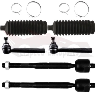 Kits de direção de extremidade de haste de amarração externa interna frontal 6 peças para Toyota Highlander 2004-2007 - Imagem 1 de 4