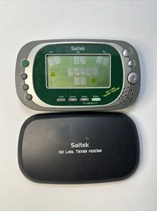 NO LIMIT TEXAS HOLD’EM POKER HANDHELD VIDEO GAME SAITEK TESTED WORKING - Picture 1 of 10