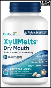 Oracoat XyliMelts Dry Mouth Relief Oral Adhering Discs Slightly Sweet with Xylit - Picture 1 of 6