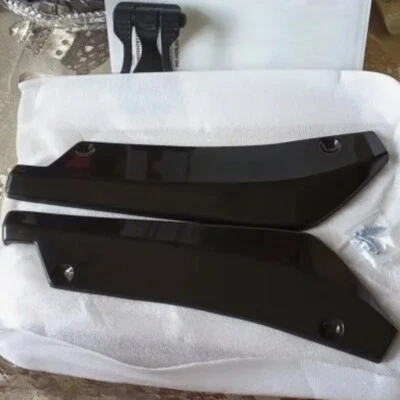2x Pulido Coche Parachoques Trasero Difusor Labial Divisor Canard Protector Accesorios Foto 1 de 4