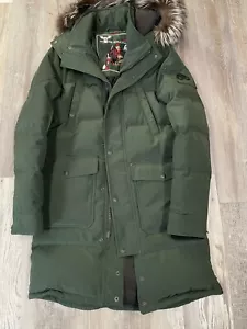 Moose Knuckles Ontario Parka Size S Goose Down Fox Hair - Picture 1 of 16
