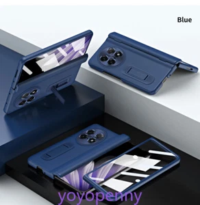 Luxury Leather Protective Case Cover Bracket + Screen Protector for OPPO Find N5 - Picture 1 of 23