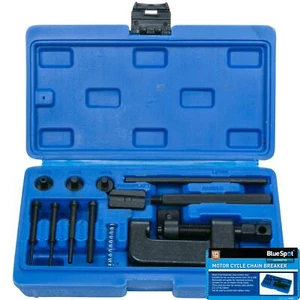 Bluespot Motorbike Bike Chain Breaker Splitter Link Riveter Riveting Tool Set - Picture 1 of 3