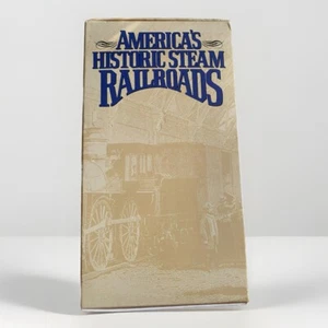 AMERICA'S HISTORIC STEAM RAILROADS. VHS (3)Tapes/Vintage /American History - Picture 1 of 3