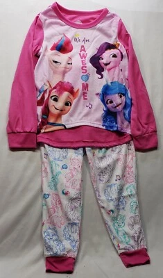 My Little Pony "We Are Awesome" Girls' Pajama Set Size 6/6X- New - Image 1 of 4