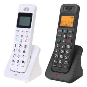 D1018 Telephone Home Offices Cordless Phone with High Speaker and Microphone New - Picture 1 of 18