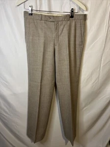 Van Gils Mens Beige Suit Trousers W32 L32 - Picture 1 of 1