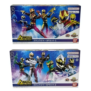 Juego de 2 figuras de héroe de acción Power Rangers No.1 Sentai Gozyuger caja versión Costco - Imagen 1 de 16