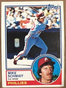 1983 Topps Baseball Mike Schmidt #300 NM - Picture 1 of 2