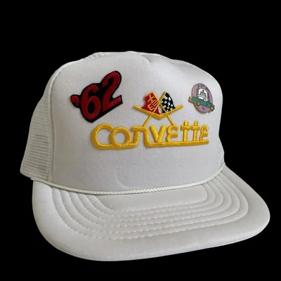 Винтажная бейсболка Chevy Corvette с нашивкой 1962 популярная заколка августовских ночей - Изображение 1 из 4