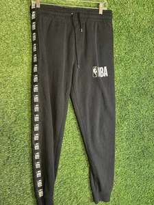 NBA Boys Sweatpants Pants blac Jogger Basketball, Size Medium (14-16), Pre-Owned - Picture 1 of 6
