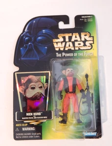 Star Wars The Power Of The Force Nien Numb Action Figure Hasbro w/blaster NEW - Picture 1 of 3