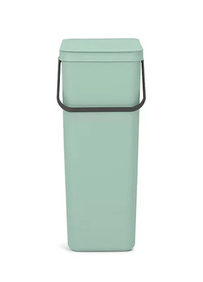 Brabantia Sort & Go Home Kitchen Waste/Recycling Bin 40 Litre Green Large Handle - Image 1 of 3