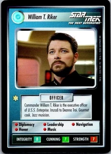 Star Trek CCG Reflections William T. Riker Super Rare Foil SRF - Bild 1 von 1