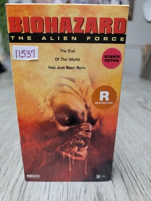 Biohazard The Alien Force RARE Vidmark (1994) VHS sci-fi horror mutant reptile - Image 1 of 2
