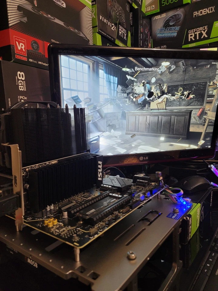 NVIDIA MSI GT 1030 2gb GDDR5 LOW PROFILE Silent PC Graphics Card Expertly Tested - Image 1 of 4