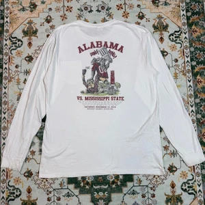 T-shirt manica lunga Alabama Crimson Tide vs Mississippi State colori comodi - Foto 1 di 6