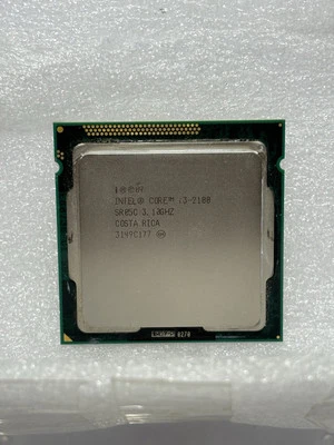 Intel Core i3-2100 3.10GHz 3MB Socket 1155 i3 2100 Computer CPU Processore SR05C - Immagine 1 di 3