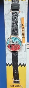 Peanuts Snoopy Bling LED Uhr wunderschön! Uhrzeit Datum und Sekunde 2025 - Bild 1 von 9