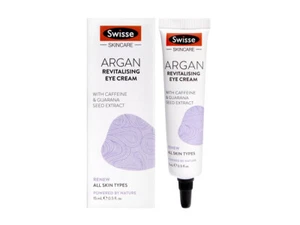 Swisse Skin Care Argan Revitalising Eye Cream With Caffeine & Guarana Seed 15ml - Picture 1 of 5