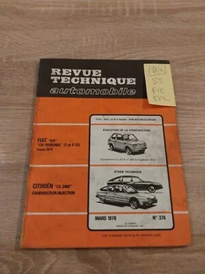 REVUE TECHNIQUE CITROEN CX 2400 CX 2400 GTI prestige pallas super c matic break - Imagen 1 de 16