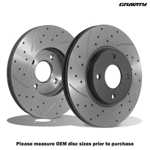 PAR DISCOS DE FRENO DELANTEROS VENTILADOS 278MM RENDIMIENTO FORD FIESTA MK6 ST150 04-08 - Imagen 1 de 8