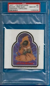 1977 Star Wars Sugar-Free Gum Wrapper #6 Jawa (Rookie) Psa 10  - Picture 1 of 2