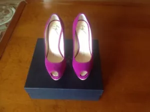 Giuseppe Zanotti Suede Open Toe Pumps Sz 36 - Picture 1 of 6