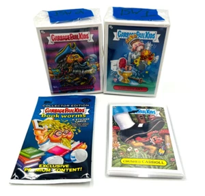 Garbage Pail Kids Book Worms 200 Card Set +Authors of Own Misfortune Set Wrapper - Picture 1 of 4