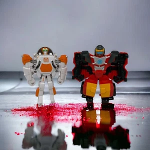 Playskool Heroes Transformers Rescue Bots Academy Hot Shot & Blades Figures - Picture 1 of 16