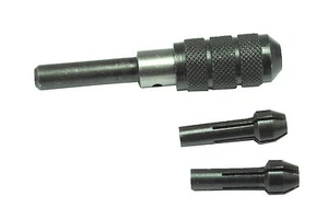 Pin Chuck Set +3 Collets 0mm to 2.5mm Drill Bits Suit Lathe Vice & Drills M0250 - Picture 1 of 1