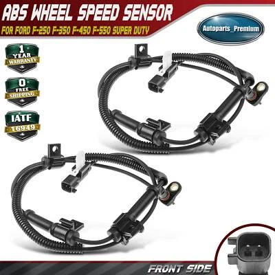 2Pcs Front ABS Wheel Speed Sensors for Ford F-250 F-350 F-450 F-550 Super Duty - Image 1 of 4